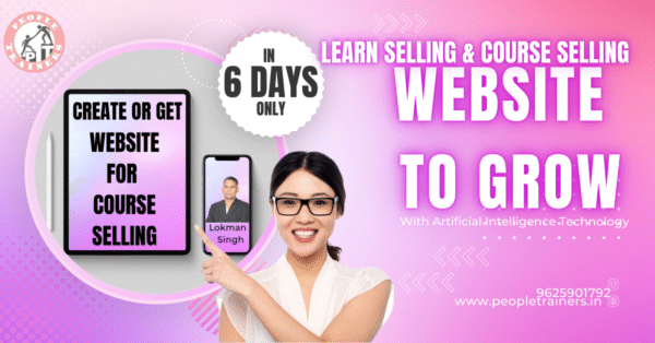Learn How to Create Your Own Website for course Selling with Ai – Live 6-Day Course